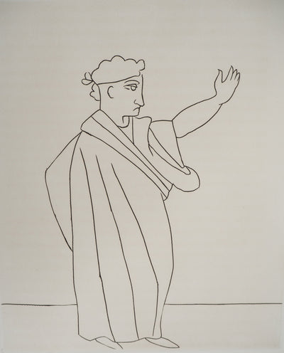 André DERAIN : Salutations romaines, Gravure originale (photo de détail 3) - Crédit photo : Galerie Art.Paris