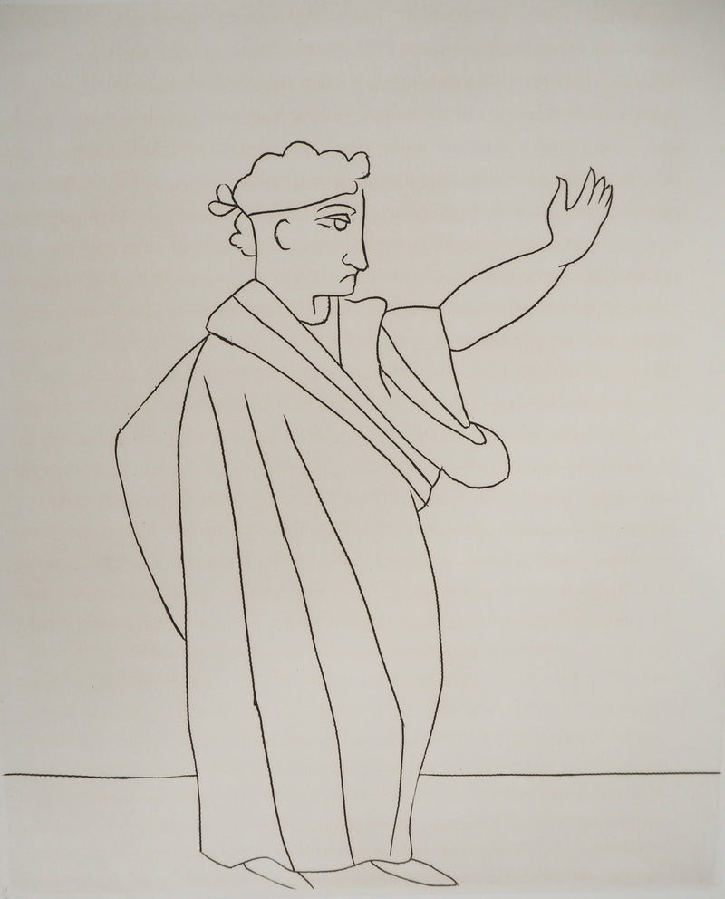 André DERAIN : Salutations romaines, Gravure originale (photo de détail 3) - Crédit photo : Galerie Art.Paris