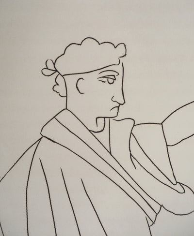 André DERAIN : Salutations romaines, Gravure originale (photo de détail 4) - Crédit photo : Galerie Art.Paris