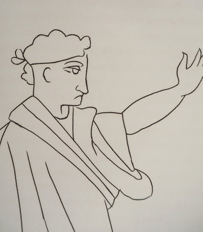 André DERAIN : Salutations romaines, Gravure originale (photo de détail 5) - Crédit photo : Galerie Art.Paris