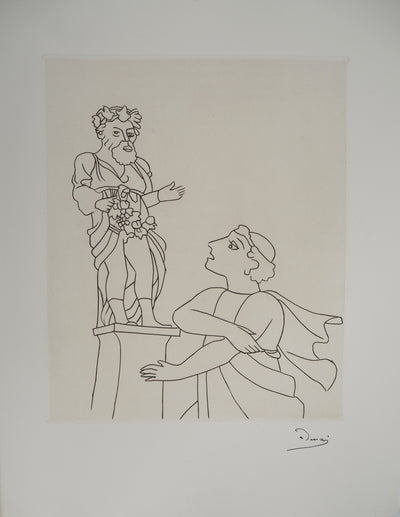 André DERAIN : Offrande au dieu du succès, Gravure originale (vue générale) - Crédit photo : Galerie Art.Paris