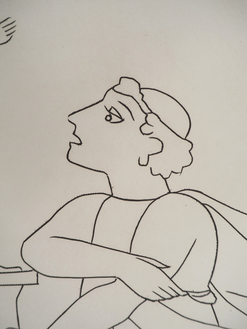 André DERAIN : Offrande au dieu du succès, Gravure originale (photo de détail 5) - Crédit photo : Galerie Art.Paris