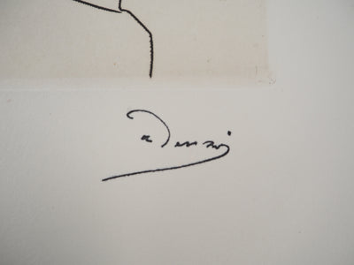 André DERAIN : Offrande au dieu du succès, Gravure originale (photo de détail 2) - Crédit photo : Galerie Art.Paris