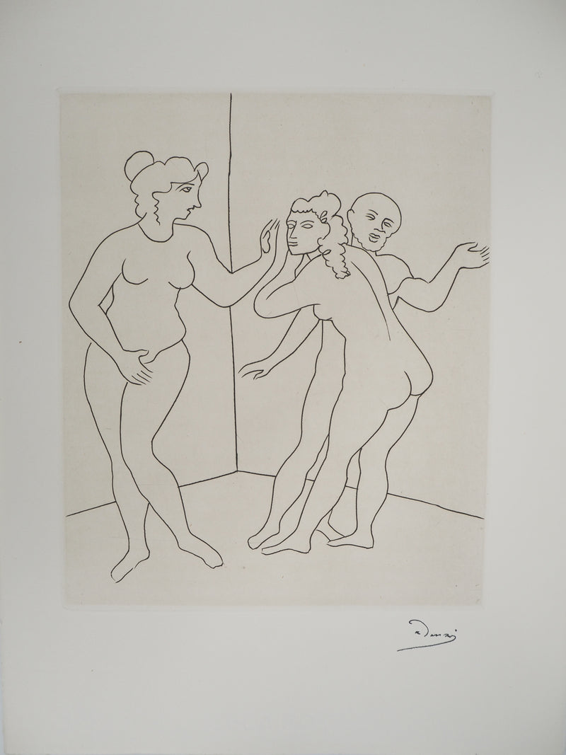 André DERAIN : Indiscrétions libertines, Gravure originale (vue générale) - Crédit photo : Galerie Art.Paris