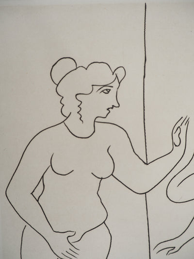 André DERAIN : Indiscrétions libertines, Gravure originale (photo de détail 4) - Crédit photo : Galerie Art.Paris