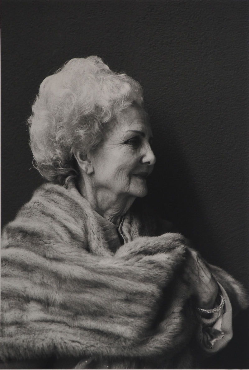 Irina IONESCO : Portrait à la fourrure, oeuvre originale (photo de détail 2) - Crédit photo : Galerie Art.Paris