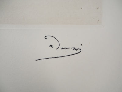 André DERAIN : Actrice sur scène, Gravure originale (photo de détail 4) - Crédit photo : Galerie Art.Paris