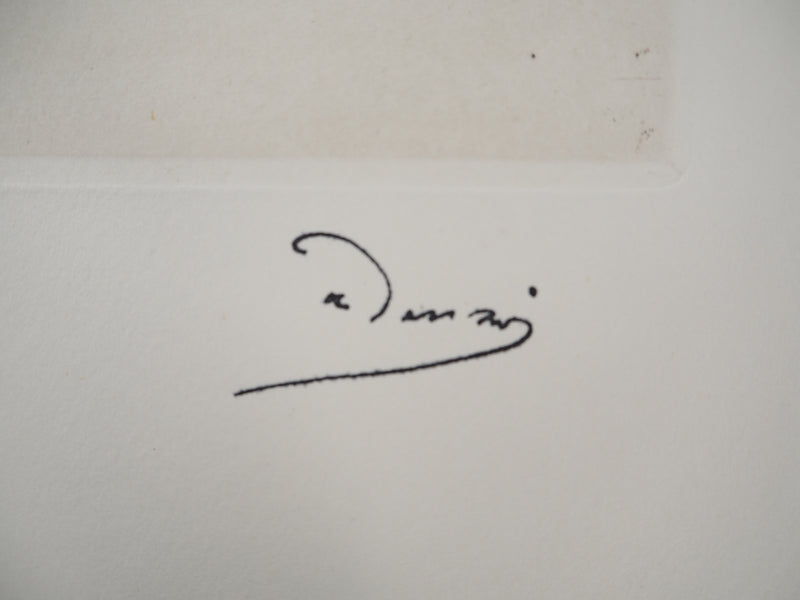 André DERAIN : Actrice sur scène, Gravure originale (photo de détail 4) - Crédit photo : Galerie Art.Paris
