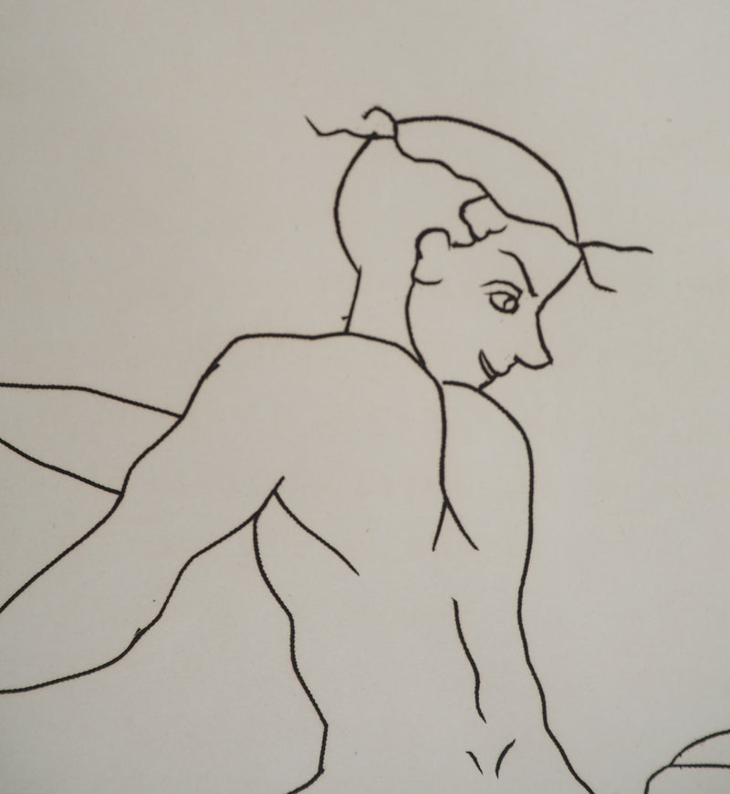André DERAIN : Le trio amoureux, Gravure originale (photo de détail 4) - Crédit photo : Galerie Art.Paris