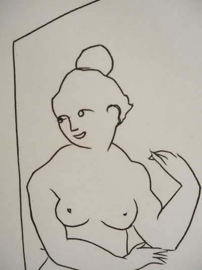 André DERAIN : Le trio amoureux, Gravure originale (photo de détail 5) - Crédit photo : Galerie Art.Paris