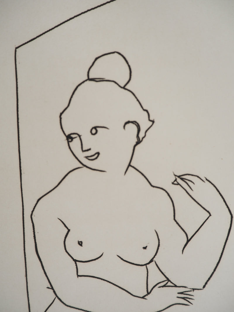 André DERAIN : Le trio amoureux, Gravure originale (photo de détail 5) - Crédit photo : Galerie Art.Paris