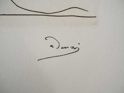 André DERAIN : Le trio amoureux, Gravure originale (photo de détail 2) - Crédit photo : Galerie Art.Paris