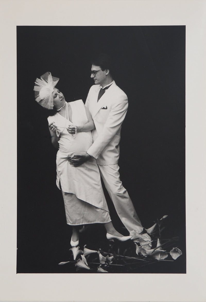 Irina IONESCO : Les jeunes mariés, oeuvre originale (vue générale) - Crédit photo : Galerie Art.Paris