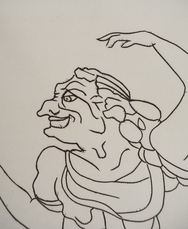 André DERAIN : Acteur sur scène et visiteur, Gravure originale (photo de détail 5) - Crédit photo : Galerie Art.Paris