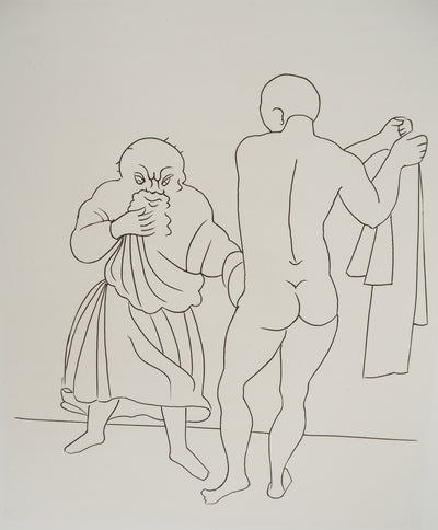 André DERAIN : L'inspection, Gravure originale (photo de détail 3) - Crédit photo : Galerie Art.Paris