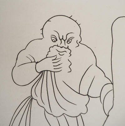 André DERAIN : L'inspection, Gravure originale (photo de détail 4) - Crédit photo : Galerie Art.Paris
