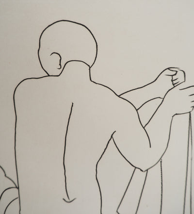 André DERAIN : L'inspection, Gravure originale (photo de détail 6) - Crédit photo : Galerie Art.Paris