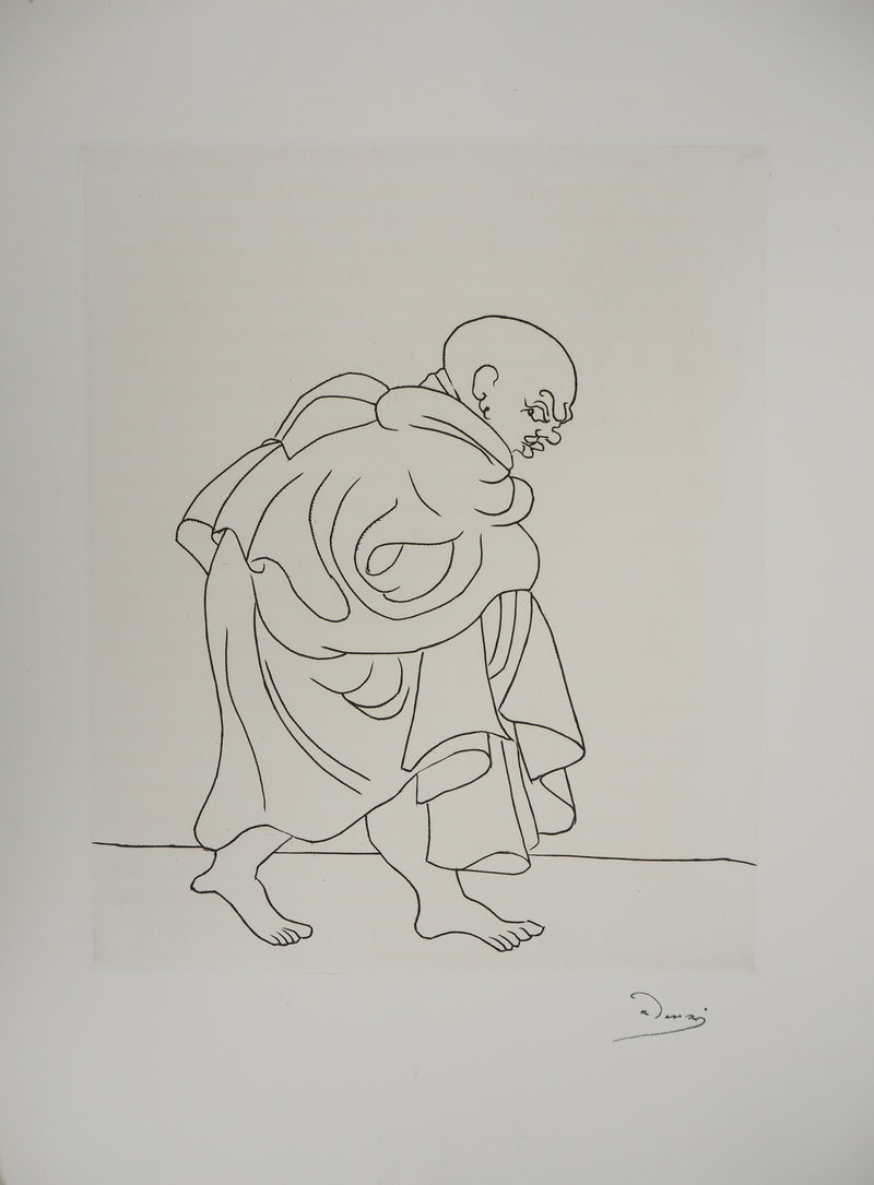 André DERAIN : Le conspirateur, Gravure originale (vue générale) - Crédit photo : Galerie Art.Paris