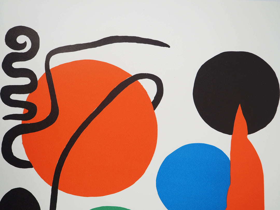 Alexander CALDER: Stabiles and colored balls, Original poster