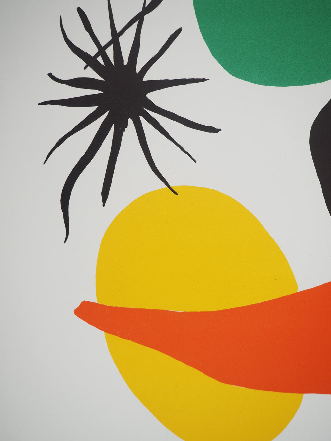 Alexander CALDER: Stabiles and colored balls, Original poster