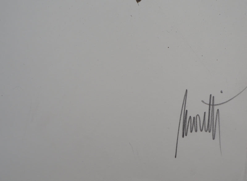 Raymond MORETTI : La solitude, Lithographie originale (photo de détail 2) - Crédit photo : Galerie Art.Paris