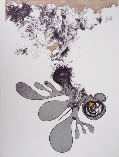 Raymond MORETTI : Masculin et féminin, Lithographie originale (vue générale) - Crédit photo : Galerie Art.Paris