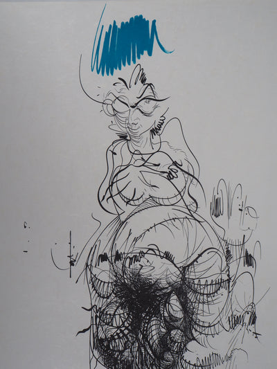 Raymond MORETTI : La danse féminine, Lithographie originale (photo de détail 3) - Crédit photo : Galerie Art.Paris