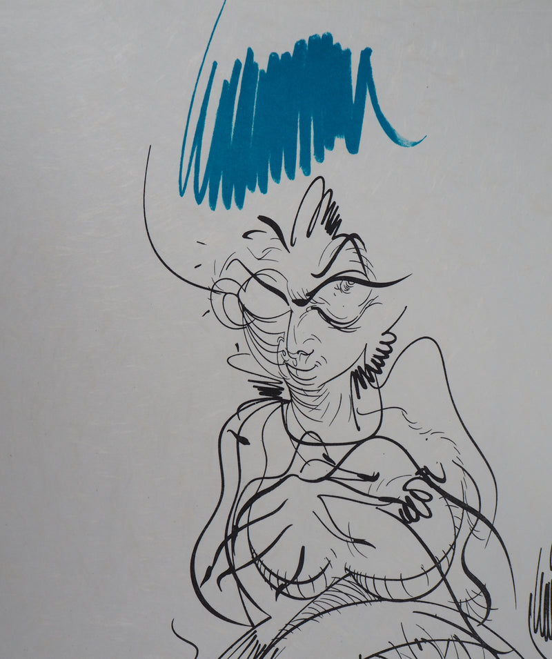 Raymond MORETTI : La danse féminine, Lithographie originale (photo de détail 4) - Crédit photo : Galerie Art.Paris