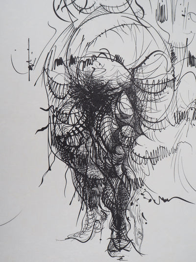 Raymond MORETTI : La danse féminine, Lithographie originale (photo de détail 5) - Crédit photo : Galerie Art.Paris
