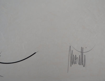 Raymond MORETTI : Le cri, Lithographie originale (photo de détail 2) - Crédit photo : Galerie Art.Paris