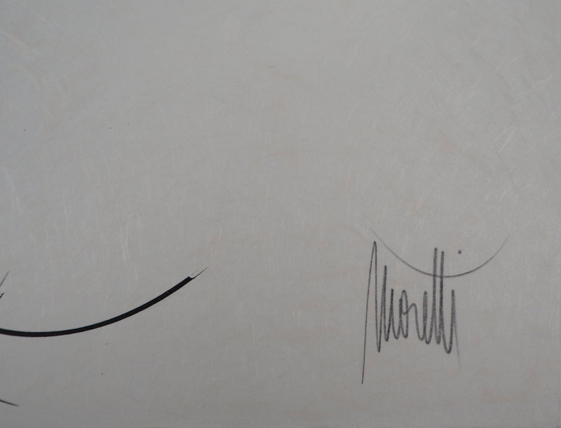 Raymond MORETTI : Le cri, Lithographie originale (photo de détail 2) - Crédit photo : Galerie Art.Paris