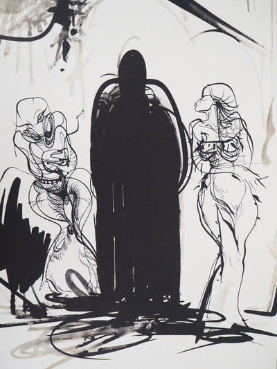 Raymond MORETTI : La proposition, Lithographie originale (photo de détail 3) - Crédit photo : Galerie Art.Paris