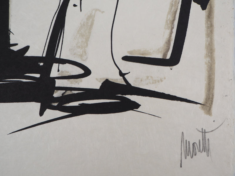Raymond MORETTI : La proposition, Lithographie originale (photo de détail 2) - Crédit photo : Galerie Art.Paris