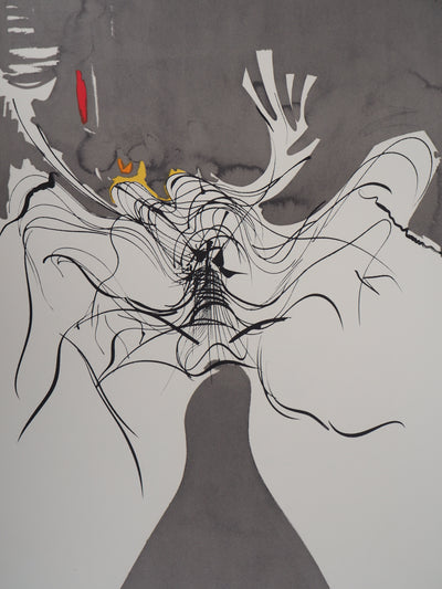 Raymond MORETTI : Courbes féminines, Lithographie originale (photo de détail 3) - Crédit photo : Galerie Art.Paris