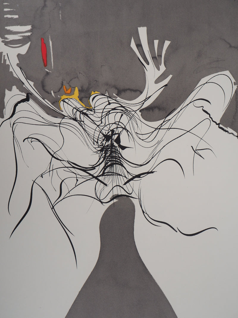 Raymond MORETTI : Courbes féminines, Lithographie originale (photo de détail 3) - Crédit photo : Galerie Art.Paris