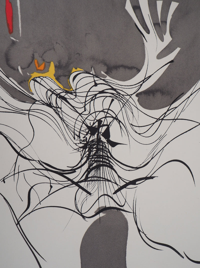 Raymond MORETTI : Courbes féminines, Lithographie originale (photo de détail 4) - Crédit photo : Galerie Art.Paris