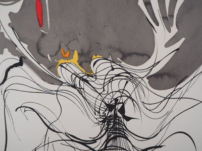 Raymond MORETTI : Courbes féminines, Lithographie originale (photo de détail 5) - Crédit photo : Galerie Art.Paris