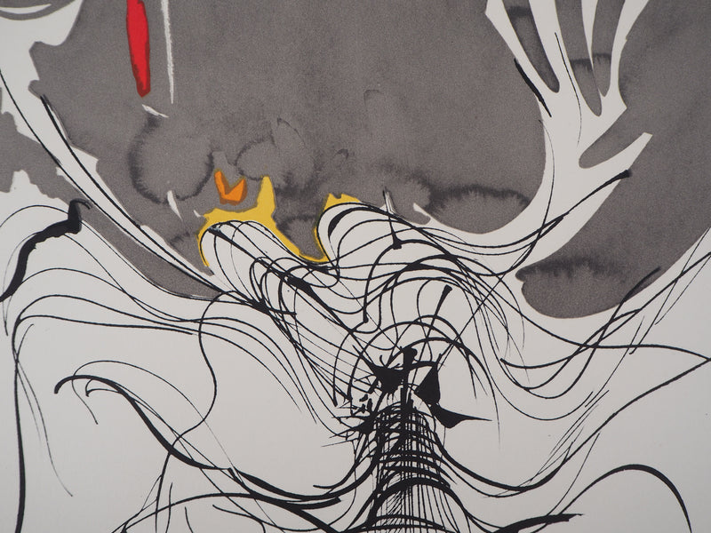 Raymond MORETTI : Courbes féminines, Lithographie originale (photo de détail 5) - Crédit photo : Galerie Art.Paris