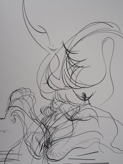 Raymond MORETTI : Corps féminin, Lithographie originale (photo de détail 3) - Crédit photo : Galerie Art.Paris