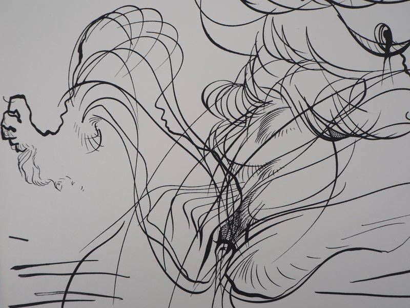 Raymond MORETTI : Corps féminin, Lithographie originale (photo de détail 5) - Crédit photo : Galerie Art.Paris