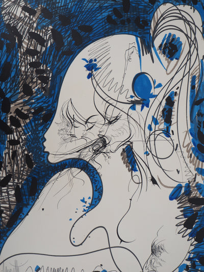 Raymond MORETTI : Les émotions interdites, Lithographie originale (photo de détail 3) - Crédit photo : Galerie Art.Paris