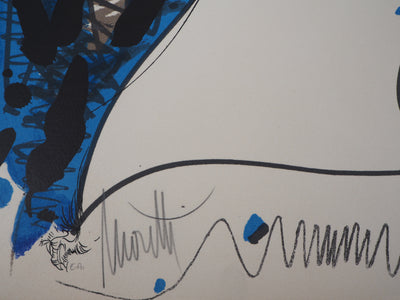 Raymond MORETTI : Les émotions interdites, Lithographie originale (photo de détail 2) - Crédit photo : Galerie Art.Paris