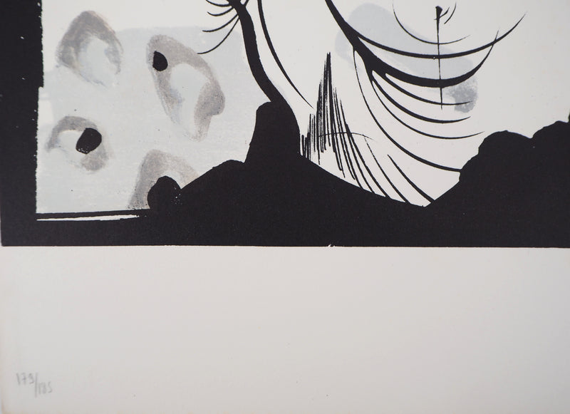 Raymond MORETTI : Les amants, Lithographie originale (photo de détail 5) - Crédit photo : Galerie Art.Paris
