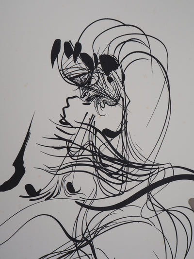 Raymond MORETTI : Geste sensuel, Lithographie originale (photo de détail 5) - Crédit photo : Galerie Art.Paris