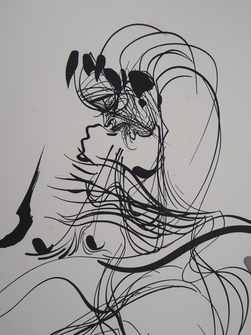 Raymond MORETTI : Geste sensuel, Lithographie originale (photo de détail 5) - Crédit photo : Galerie Art.Paris