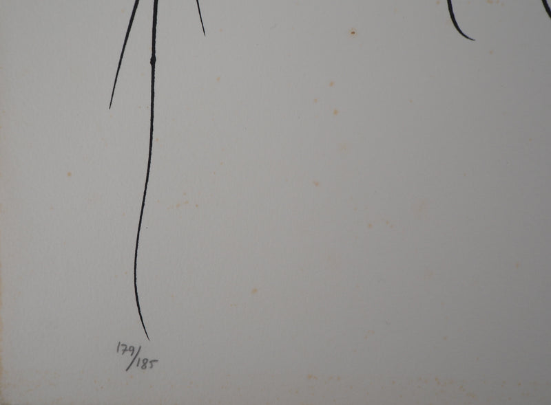Raymond MORETTI : Geste sensuel, Lithographie originale (photo de détail 4) - Crédit photo : Galerie Art.Paris