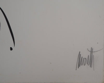 Raymond MORETTI : Geste sensuel, Lithographie originale (photo de détail 2) - Crédit photo : Galerie Art.Paris