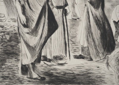 Madeleine MELSONN : Les Bergers de Bethléem, Gravure originale (photo de détail 6) - Crédit photo : Galerie Art.Paris