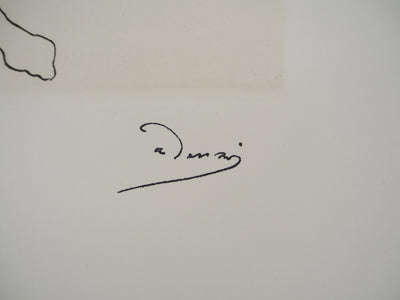André DERAIN : Le vieux philosophe, Gravure originale (photo de détail 2) - Crédit photo : Galerie Art.Paris