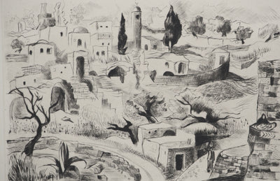 Madeleine MELSONN : Béthanie, Gravure originale (photo de détail 4) - Crédit photo : Galerie Art.Paris
